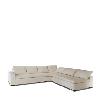 Leather sofa Maurizio